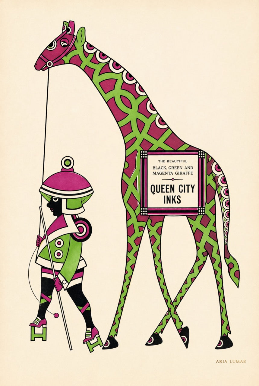 The 1905 Ink Beasts Parade: Antique Gallery Wall Collection (A3 Format)