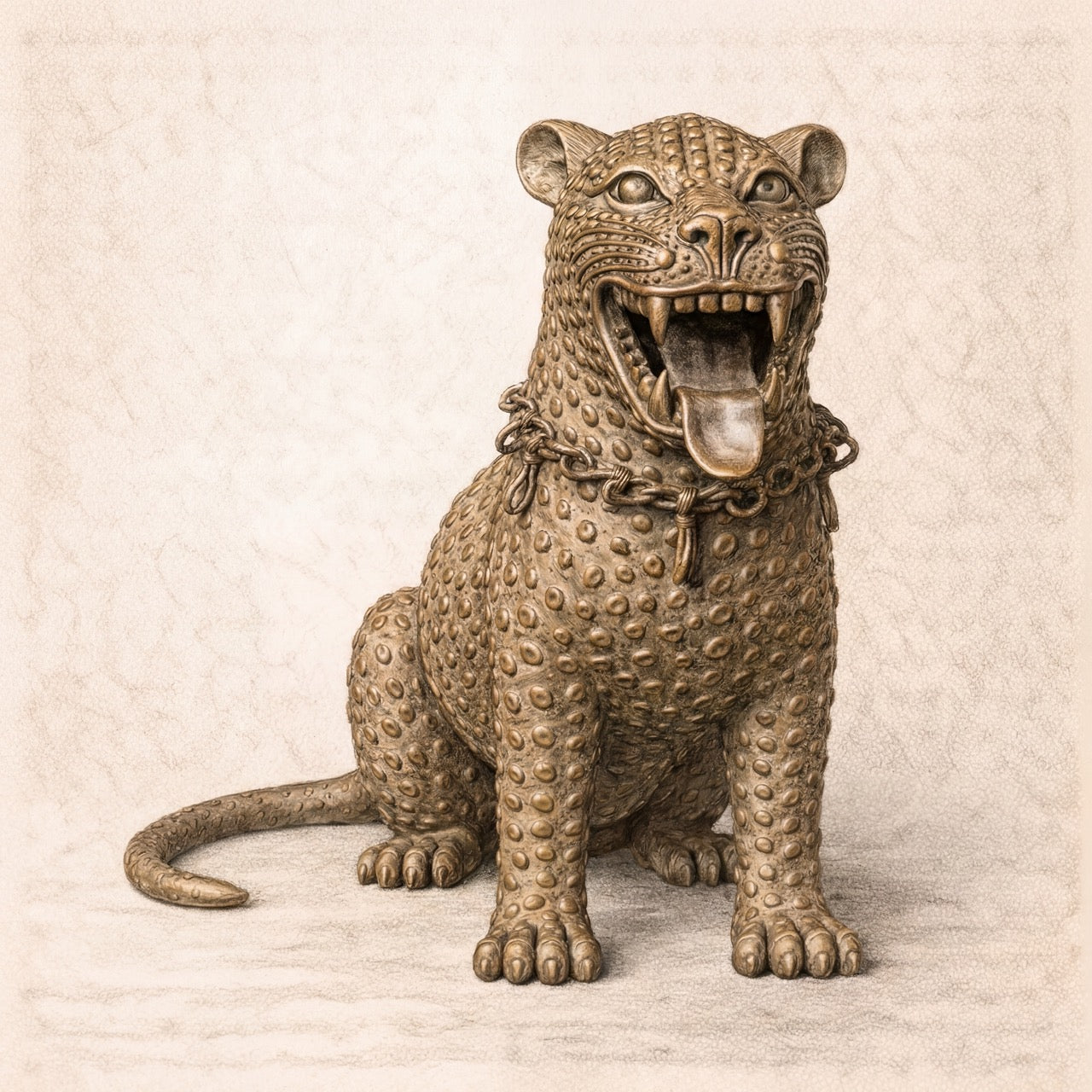 LEOPARD V – "The Golden Court Jester" Limited Edition Fine Art Giclée Print