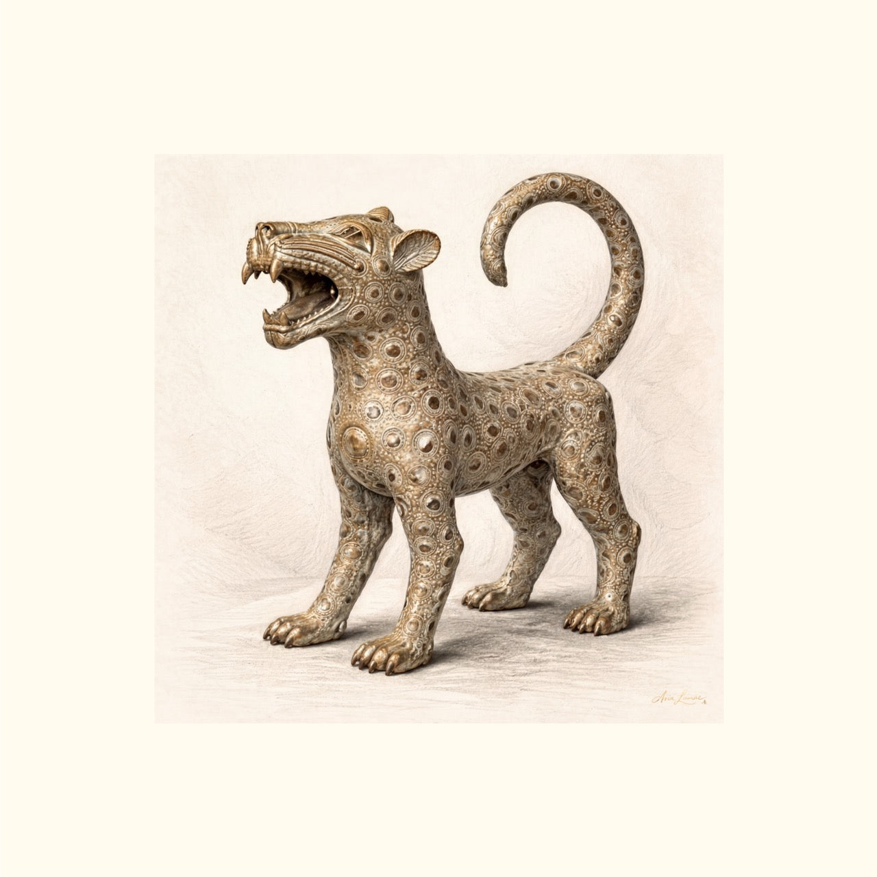 LEOPARD IV: The Golden Guardian of the Court Atelier Aria Lumae