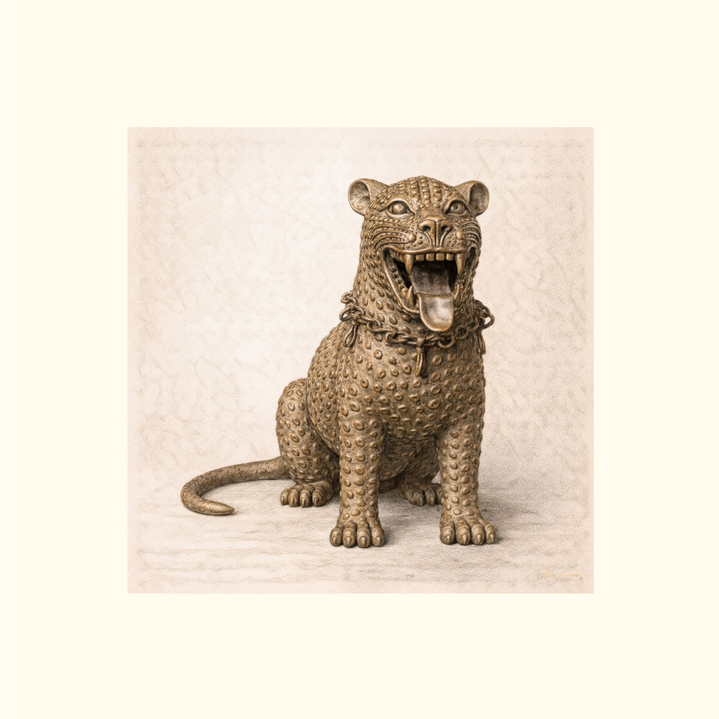 LEOPARD V – "The Golden Court Jester" Limited Edition Fine Art Giclée Print