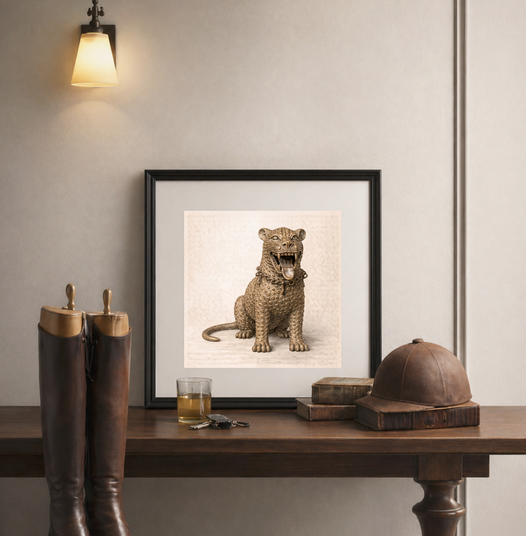 LEOPARD V – "The Golden Court Jester" Limited Edition Fine Art Giclée Print