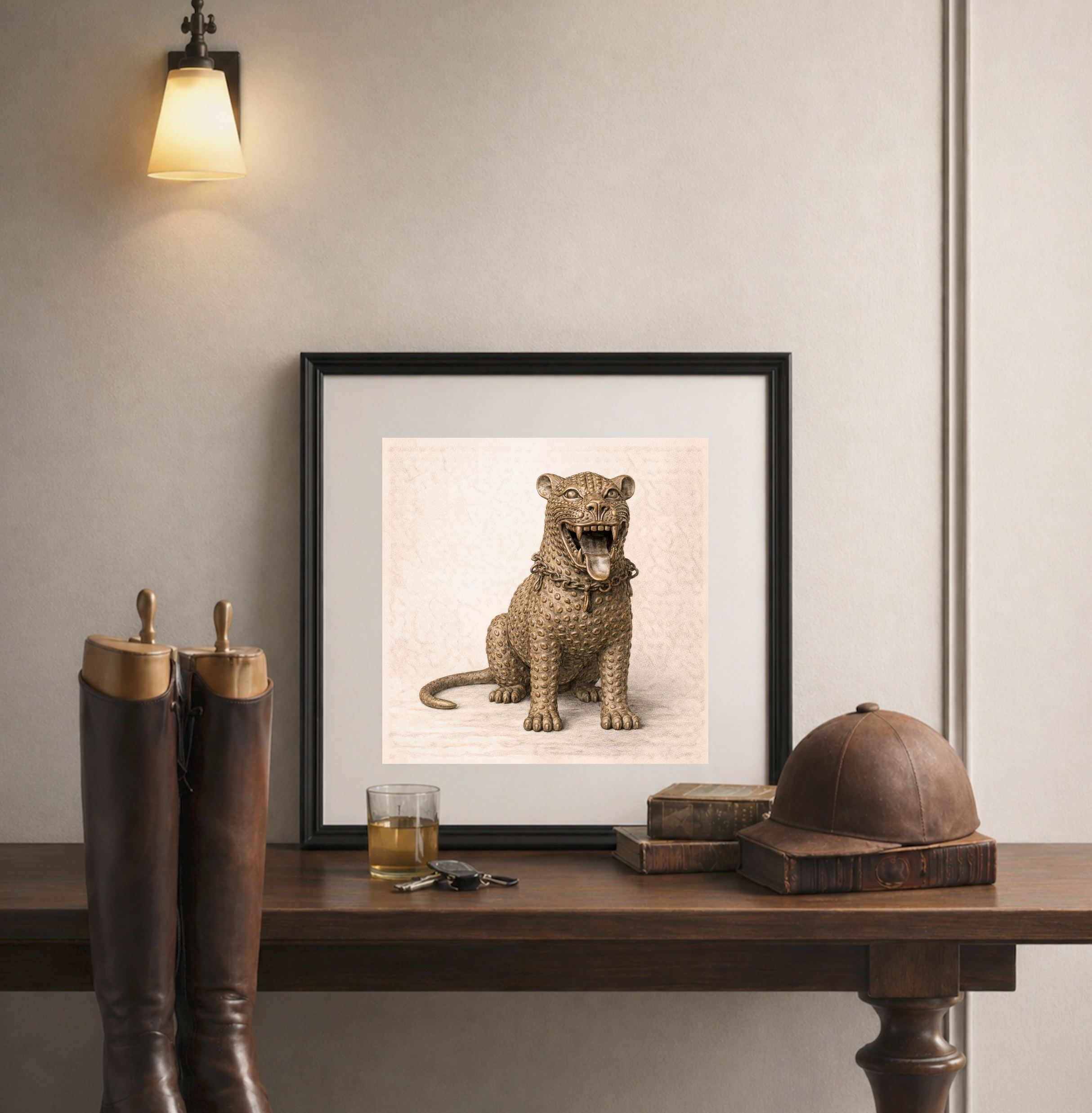 LEOPARD V – "The Golden Court Jester" Limited Edition Fine Art Giclée Print
