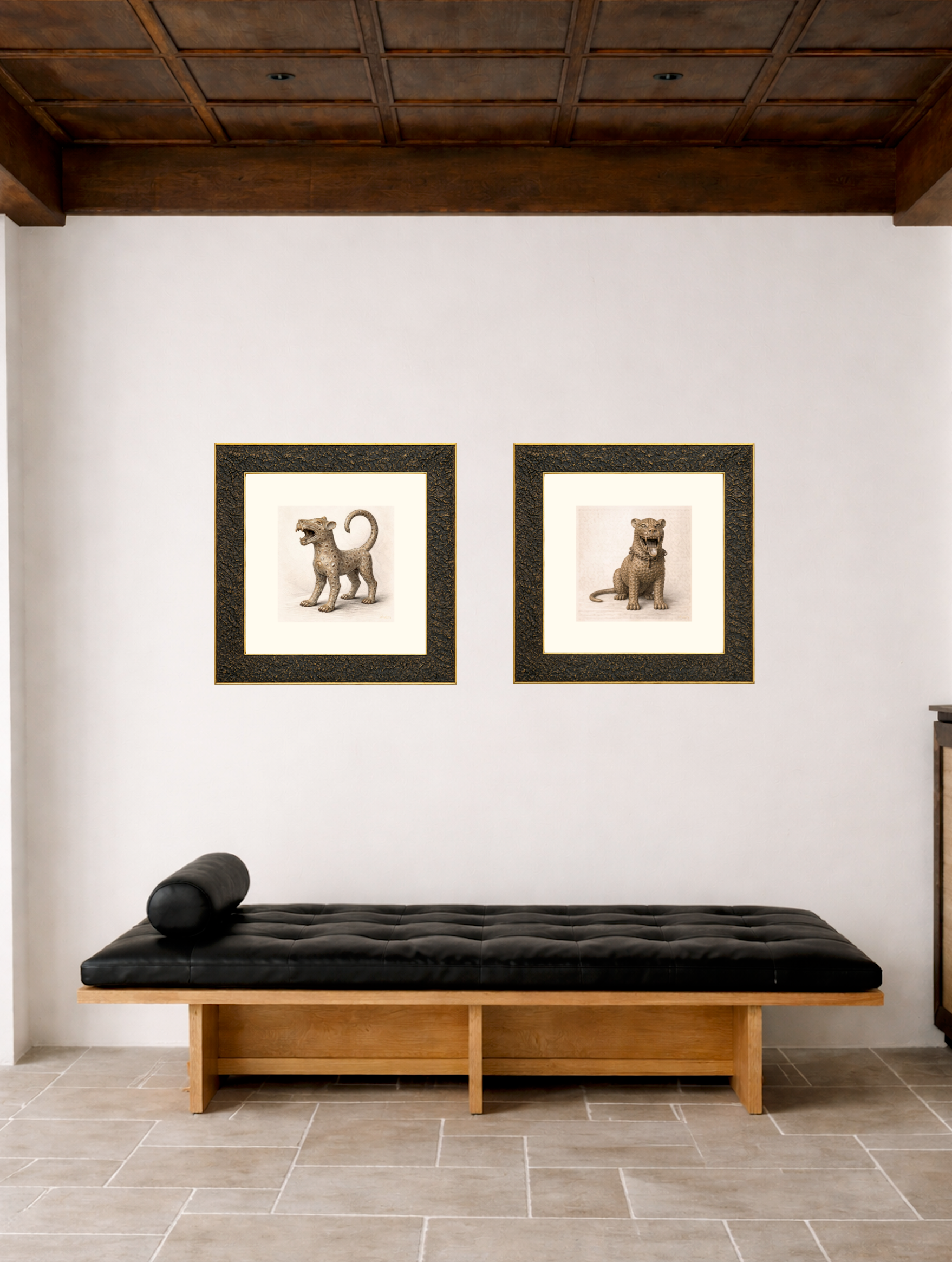 LEOPARD V – "The Golden Court Jester" Limited Edition Fine Art Giclée Print