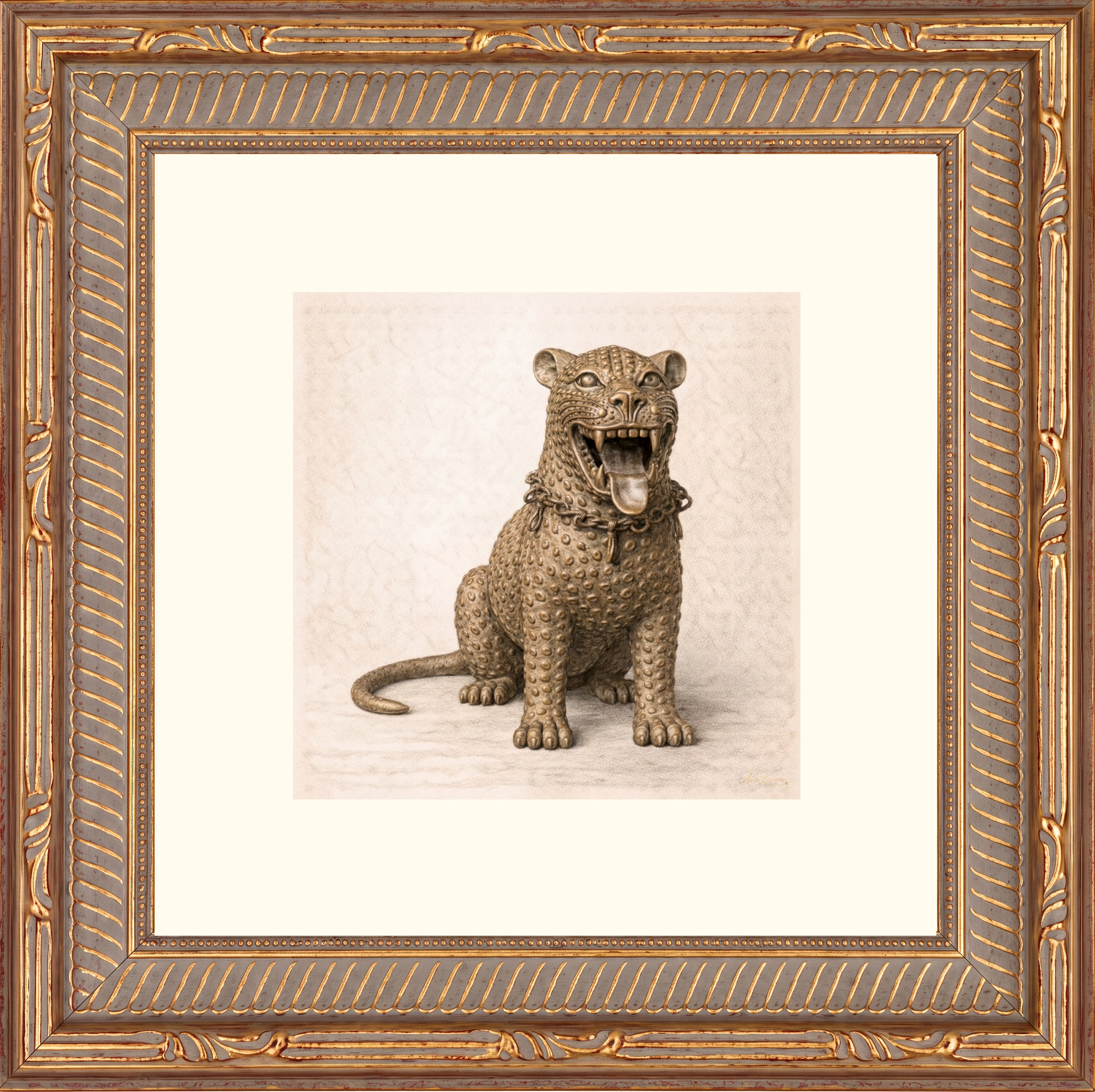 LEOPARD V – "The Golden Court Jester" Limited Edition Fine Art Giclée Print