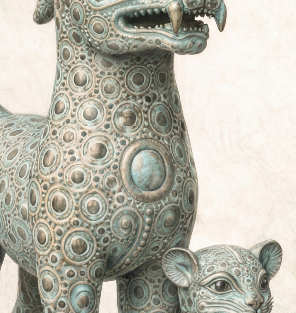 The Bronze Court Family – Limited Edition Fine Art Giclée Print