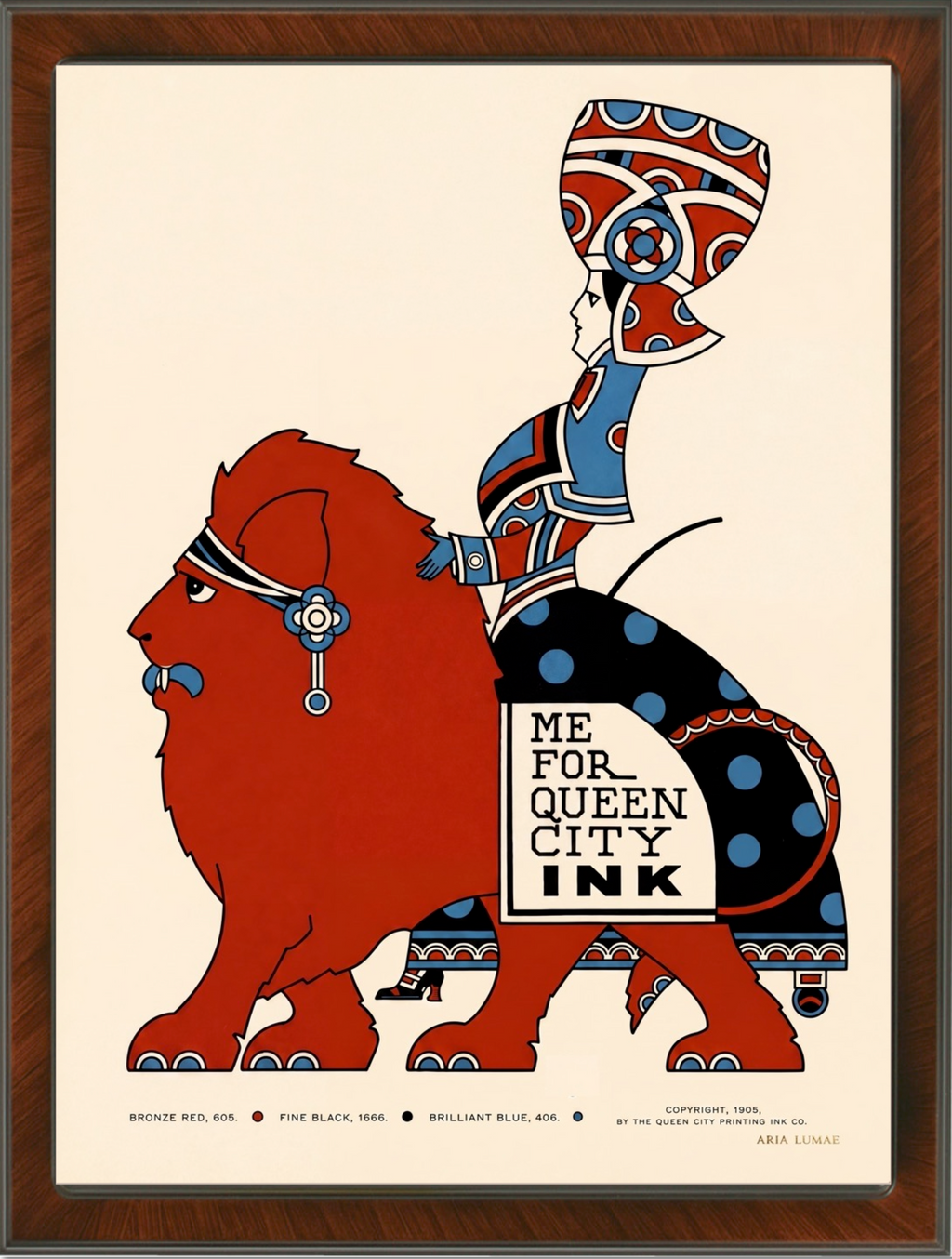 The 1905 Ink Beasts Parade: Antique Gallery Wall Collection (A3 Format)