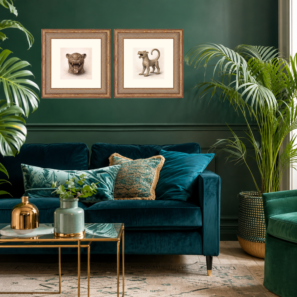 LEOPARD IV — The Golden Guardian of the Court Limited Edition Giclée Print