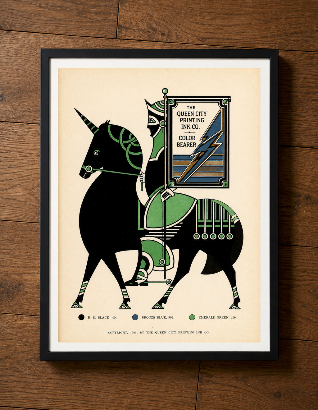 The 1905 Ink Beasts Parade: Antique Gallery Wall Collection (A3 Format)