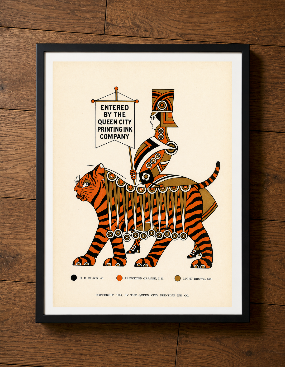 The 1905 Ink Beasts Parade: Antique Gallery Wall Collection (A3 Format)